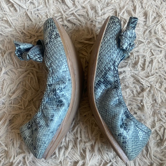 Prada ballerinas / flats python grey / blue size 6.5 - Picture 7 of 10